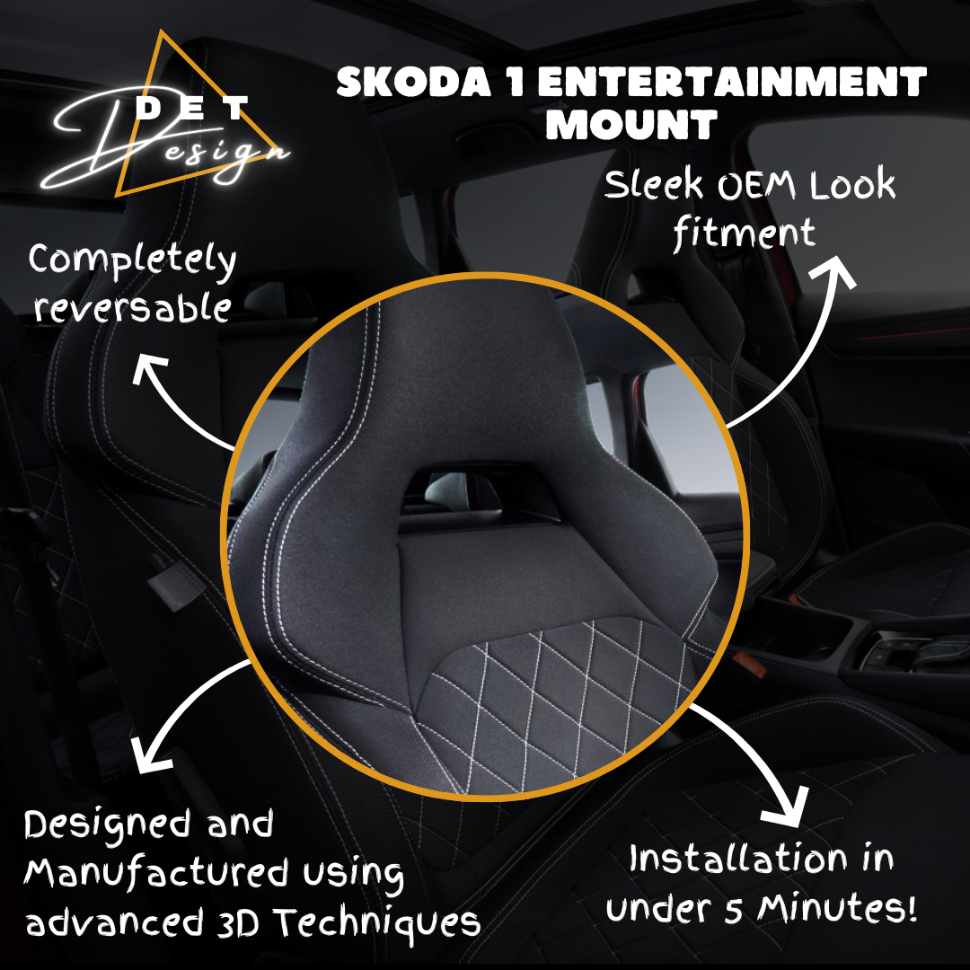 DET Design 'SKODA 1' Ipad/Tablet Holder