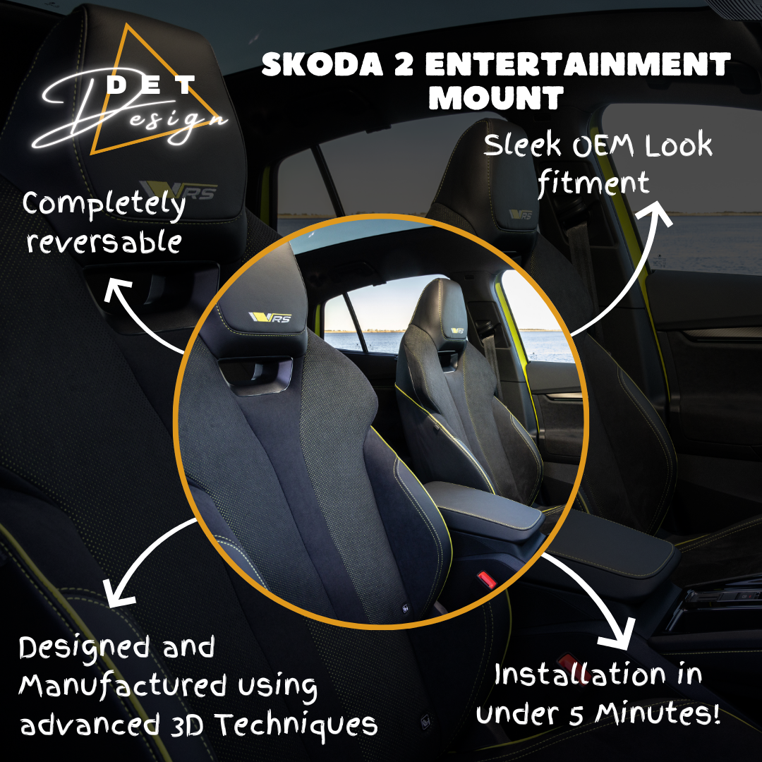 DET Design 'SKODA 2' Ipad/Tablet Holder