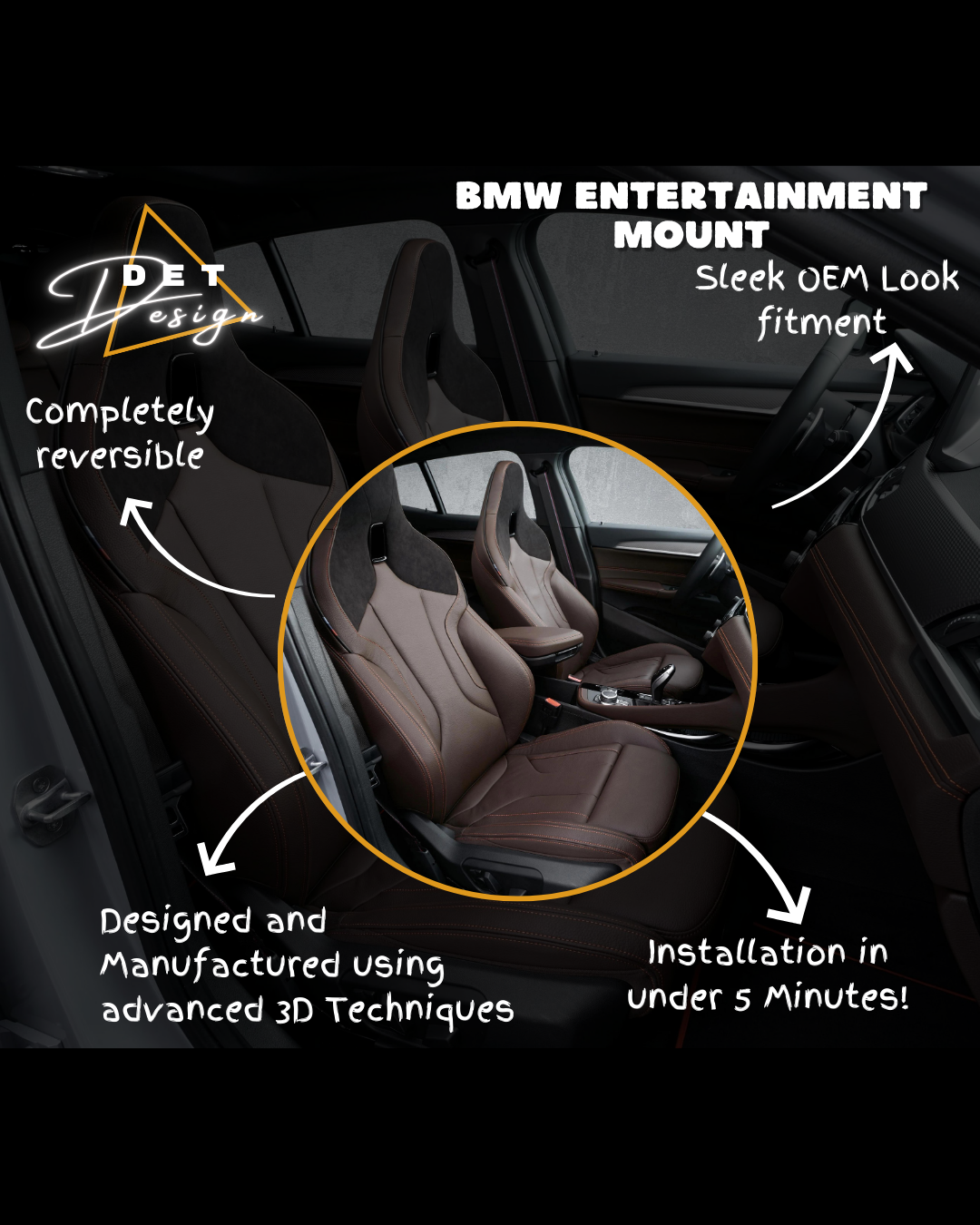 DET Design 'BMW' Ipad/Tablet Holder