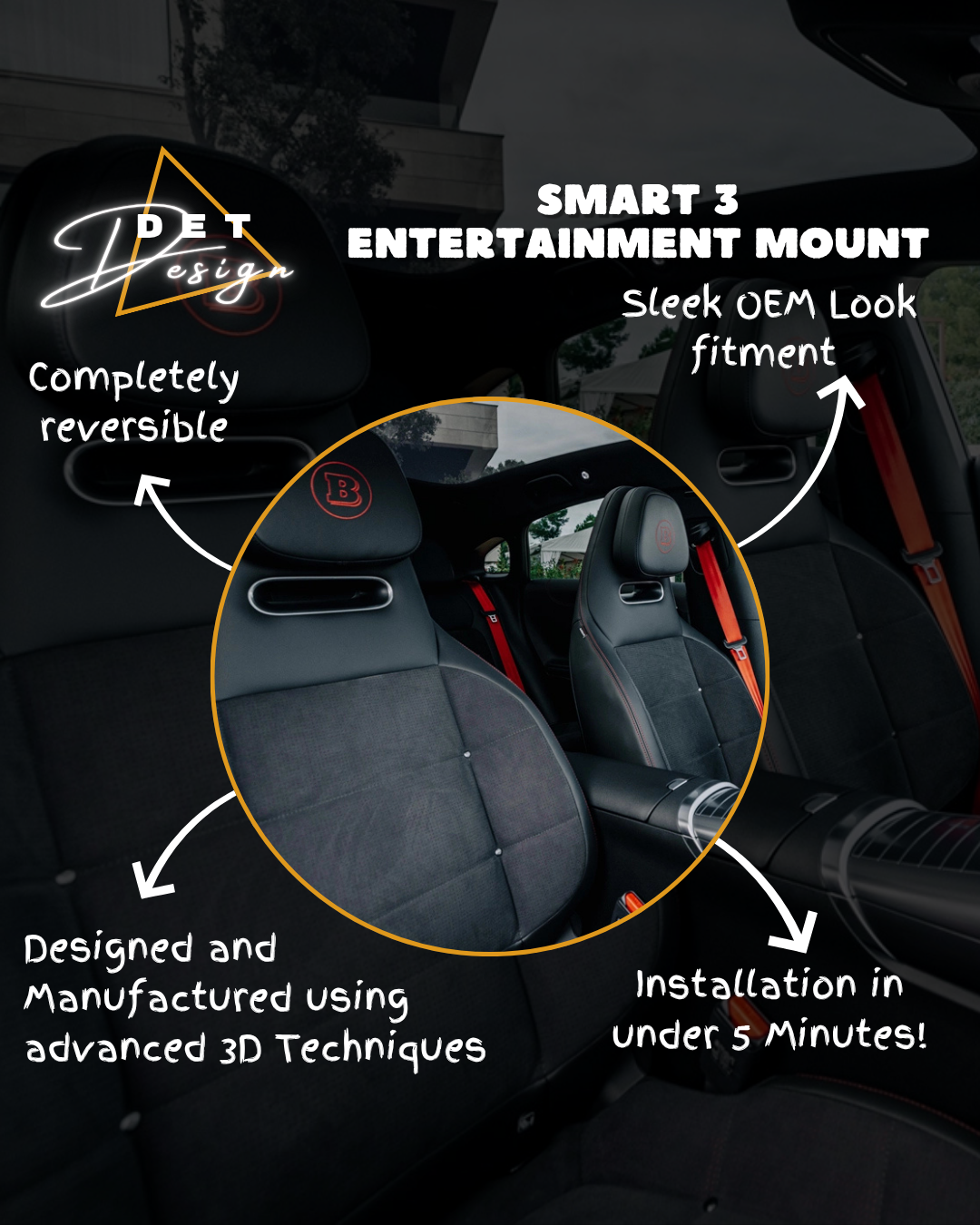 DET Design 'Smart #3' Ipad/Tablet Holder